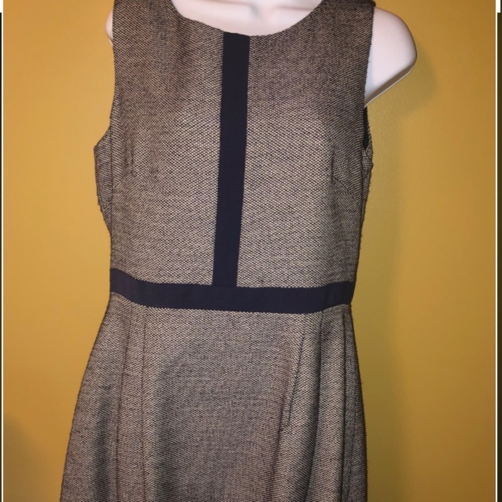 Tweed type texture career dress
